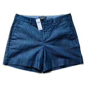 Banana Republic Sz 6 Hampton Fit Solid Blue Shorts